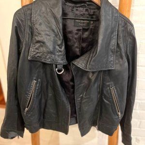 French Connection Leather Jacket -- USED